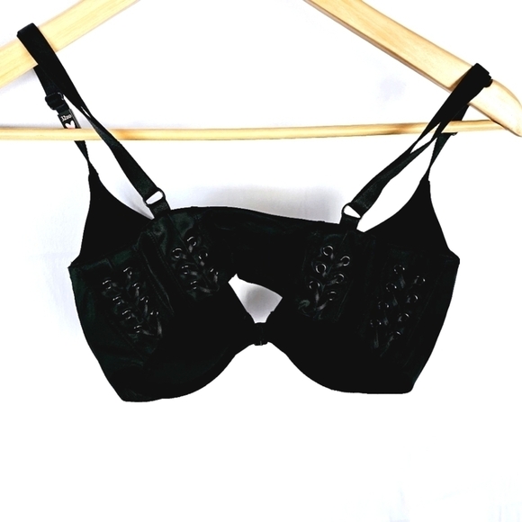 Victoria's Secret Very Sexy Corset Ties On Back Closure On Front Push Up Bra - Picture 2 of 9